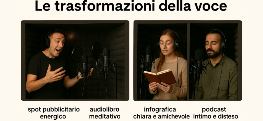Le trasformazioni della voce