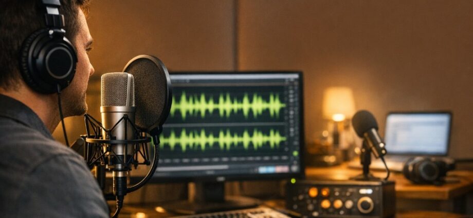 qualità audio podcast